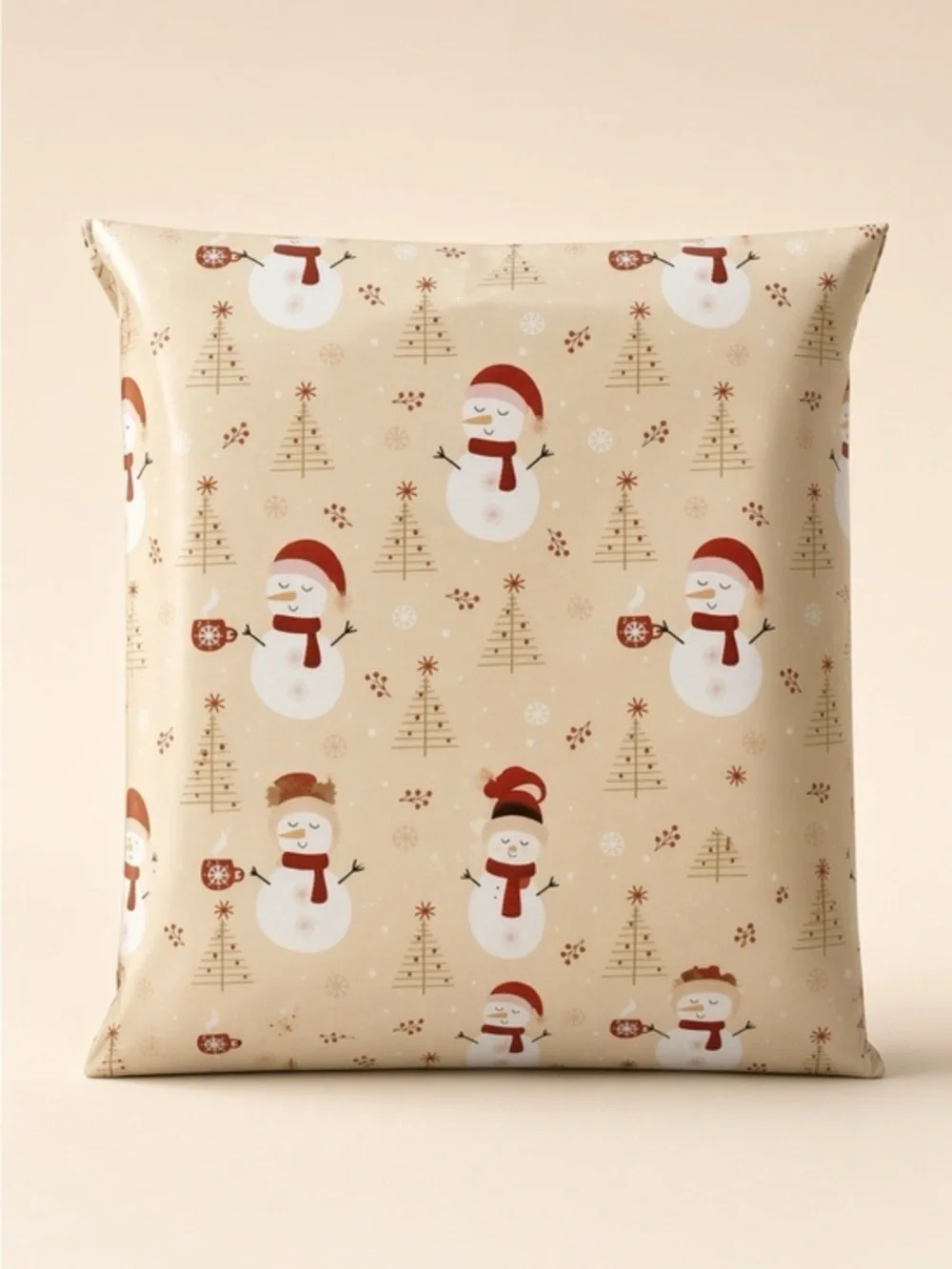 (10) 10x13 Christmas Snowman Poly Mailers